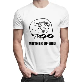 Žertovný předmět Mother of God - pánské tričko s potiskem- Tričkový.cz