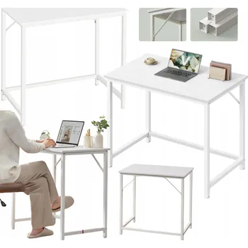 Psací stůl Obdélníkový psací stůl Vasagle 80 x 50 x 76 cm bílý