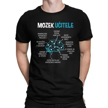 Žertovný předmět Mozek učitele - pánské tričko s potiskem- Tričkový.cz