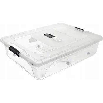 Úložný box Úložný box pod postel na kolečkách nízký XXL 50 l