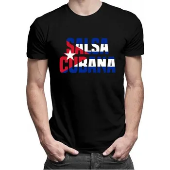 Žertovný předmět Salsa cubana - pánské tričko s potiskem- Tričkový.cz