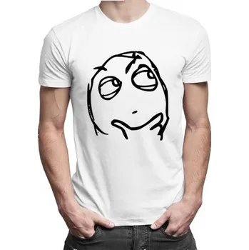 Žertovný předmět Questioning - pánské tričko s potiskem- Tričkový.cz