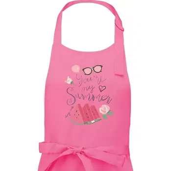 Kuchyňská zástěra Summer Watermelon - Dámská zástěra na vaření - Univerzální velikost ( Růžová )