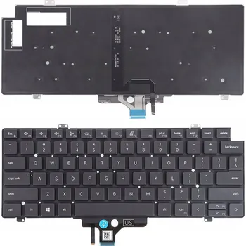 Náhradní klávesnice pro notebook KLÁVESNICE PRO DELL LATITUDE 5420 5421 5430 7420 7420 2-v-1 7520 LED