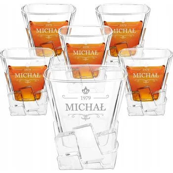 Sklenice SKLENICE NA WHISKY S GRAVÍROVÁNÍM DÁREK PRO PÁR