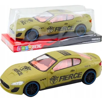 autíčko Sportovní závodní auto s pohonem na zadní kola, pískově khaki barva