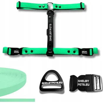 Postroj pro psa VODĚODOLNÉ POSTROJE PRO VELKÉHO PSA GUARD PVC BIOTHANE XXS A WOOFY HARNESS