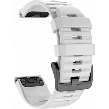 Řemínek na hodinky Řemínek oyeoye pro Garmin 22mm bílý