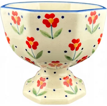 Pohár na zmrzlinu miska na zmrzlinu 240 ml AC61 Keramika Bolesławiec