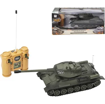 RC model auta MAC TOYS RC Tank Starx zelený na vysílačku 2,4GHz na baterie Světlo Zvuk | 40