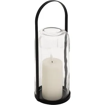 Lucerna Atmosphera Lucerna LED Jako sklo a kov, 35 cm