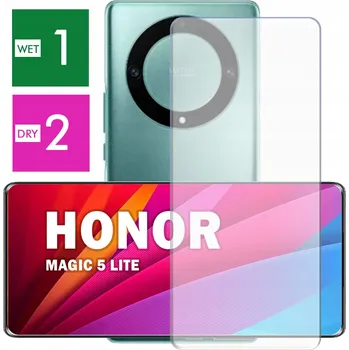 3x TVRZENÉ SKLO PRO HONOR MAGIC 5 LITE OCHRANNÉ SKLO RYCHLÁ APLIKACE