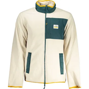 Pánské oblečení Pánská béžová mikina na zip VANS Vans zelená | krémová 3364050