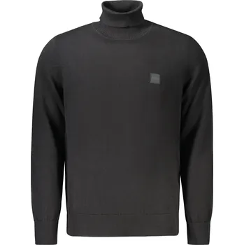 Pánský svetr Pánský rolák HUGO BOSS černý Boss černá 3362654