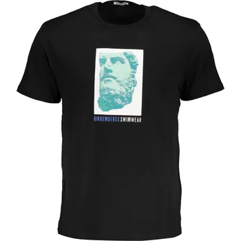 Pánské tričko Pánské tričko Bikkembergs s krátkým rukávem Bikkembergs černá 3368360