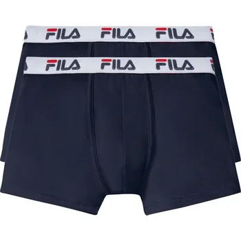 Boxerky FILA Pánské boxerky, 2 kusy (navy modrá, M)
