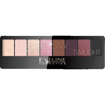Oční stíny Paletka očních stínů Eveline Cosmetics 02 Twilight saténová vícebarevná