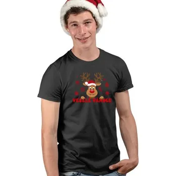 Žertovný předmět Veselé Vánoce - sob - pánské tričko s potiskem- Tričkový.cz