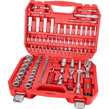 hlavice nástrčné, sada 94ks, 1/4, 1/2, CrV