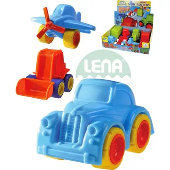 LENA Baby autíčko Mini Roller 11cm dopravní prostředky 8 druhů plast | 32