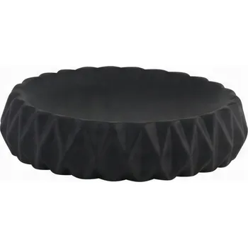 Mýdlenka Volně stojící Mýdlenka Testrut , černá keramika