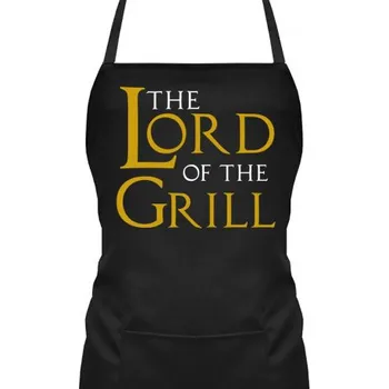 Žertovný předmět The lord of the grill - zástěra s potiskem- Tričkový.cz
