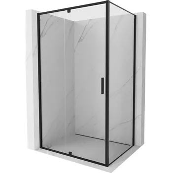 Mexen Exo sprchový kout otevírací 135 x 90 cm, transparentní, černý - 819-135-090-70-00 Sprchové kouty