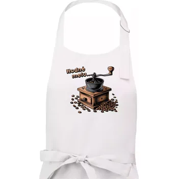 Kuchyňská zástěra Hodně melu - Pánská zástěra na vaření - Univerzální velikost ( Bílá )