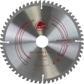 Pilový kotouč Pilový kotouč na hliník Ø 210 mm x 2,5 mm x 30 mm, 60 zubů STAYER Pre