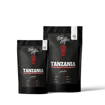 Káva Fixi Coffee Tanzanie – výběrová brazilská káva, 100% arabica zrnková / sáček Doypack / 250 g
