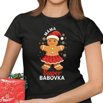 Žertovný předmět Máma - super bábovka - dámské tričko s potiskem- Tričkový.cz