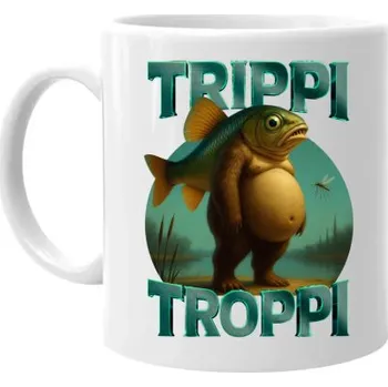 Žertovný předmět Trippi troppi - Italian Brainrot - hrnek s potiskem- Tričkový.cz