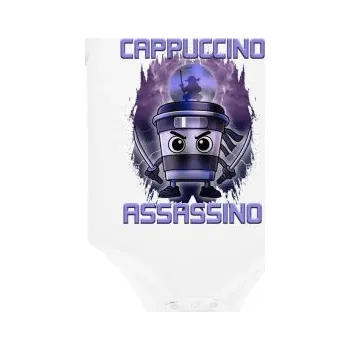 Žertovný předmět Cappuccino Assassino - Italian Brainrot - dětské body s potiskem- Tričkový.cz