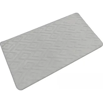 Koberec 80x150 vzor čtverce šedý