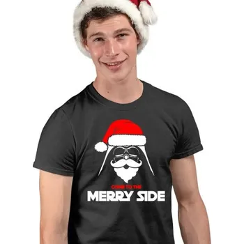 Žertovný předmět Come to the merry side - pánské tričko s potiskem- Tričkový.cz