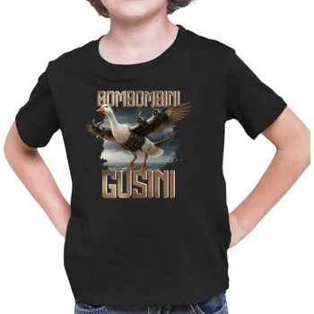 Žertovný předmět Bombombini Gusini - Italian Brainrot - dětské tričko s potiskem- Tričkový.cz