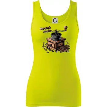 Dámské tričko Hodně melu - Dámské tílko - S ( Limetková )