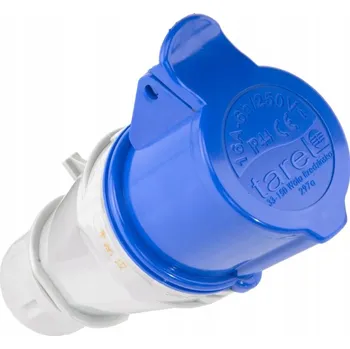 Elektrická zásuvka Hermetická Elektrická Zásuvka Tarel modrá