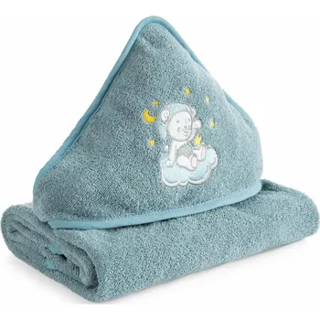 Eurofirany potah s kapucí 100 x 100 cm modrý