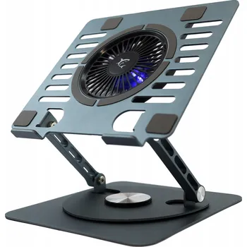 Chladicí podložka pod notebook do 17" HLINÍKOVÁ USB 1200 RPM