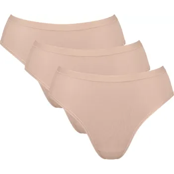 Kalhotky Dámské kalhotky GO Daily Cotton Tai 3P - BROWN - SLOGGI BROWN - SLOGGI BROWN S