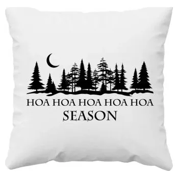 Žertovný předmět Hoa hoa hoa hoa hoa season - polštář s potiskem- Tričkový.cz