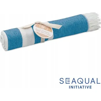 Plážová osuška SEAQUAL YARN. 300 g/m2, 100x170 cm, MODRÁ