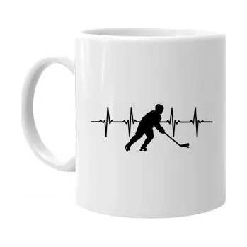 Žertovný předmět EKG Hokej - hrnek s potiskem- Tričkový.cz