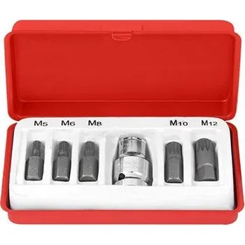 Bit SADA NÁŘADÍ SADA KLÍČŮ SPLIN KLÍČE M5-M12 BITŮ BIT 6 KUSŮ CRV