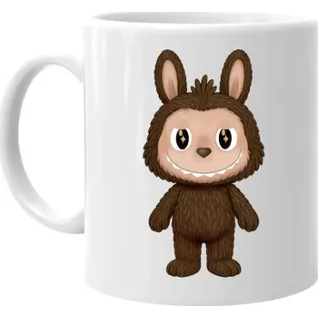 Žertovný předmět Plyšový Maskot Bubu - hrnek s potiskem pro fanoušky Labubu- Tričkový.cz