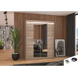 ArtAdrk Šatní skříň INESS | 150 cm Skříň: Is04 / trufla