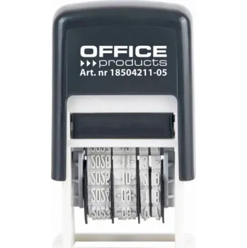Kancelářské produkty KANCELÁŘSKÉ PRODUKTY samobarvicí datumovka, s inkoustem, ISO, černá