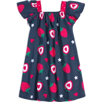 Dívčí šaty Dívčí šaty KYLY JAHŮDKY modré Velikost: 128
