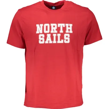 Pánské tričko Pánské tričko North Sails s krátkým rukávem North Sails červená 3367345